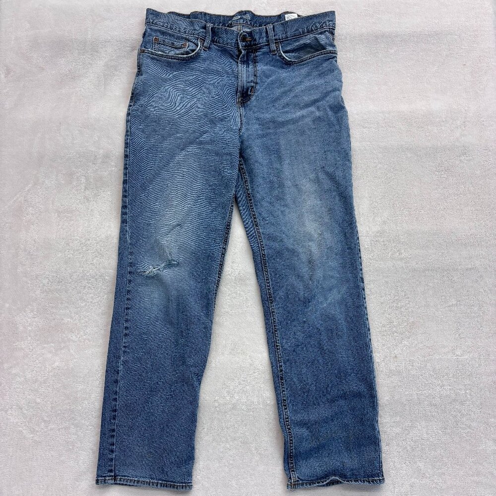 OLD NAVY Men's Jeans --- Size 38x34 --- Denim Loose Flex Workwear GOOD CONDITION